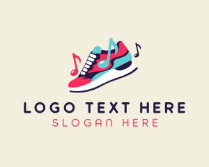 Musical Note Sneaker Logo