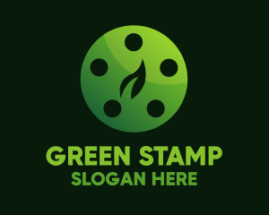 Green Leaf Reel logo design