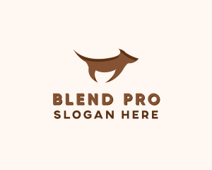 Brown Terrier Dog logo design