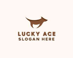 Brown Terrier Dog logo design