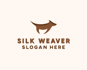 Brown Terrier Dog logo design