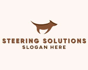 Brown Terrier Dog logo design