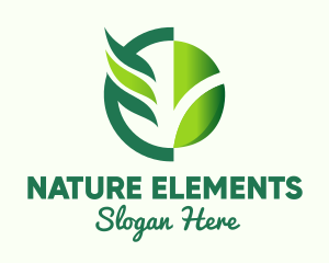 Natural Botanical Garden logo design