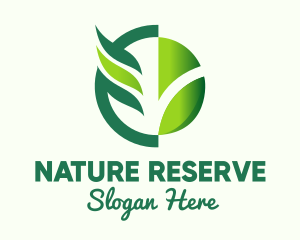 Natural Botanical Garden logo design