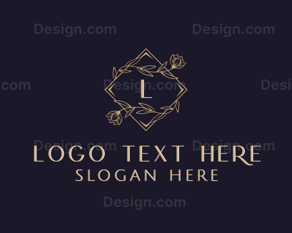 Elegant Wedding Floral Logo