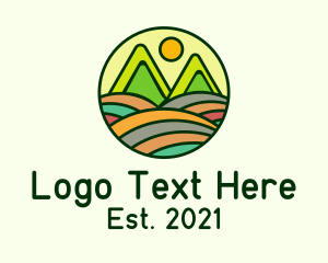 Nature Mountain Hills Badge logo