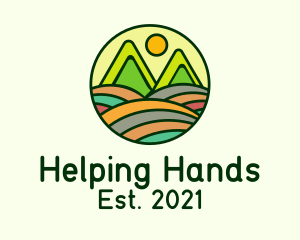Nature Mountain Hills Badge logo