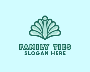 Seashell Clam Necktie logo design