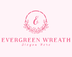 Flower Arrangement Wreath logo design