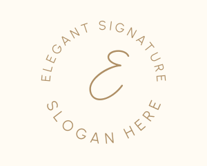 Elegant Round Business logo design