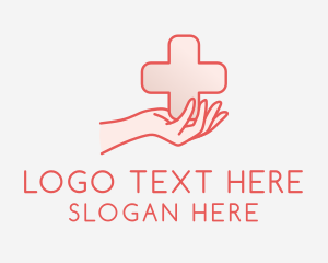 Nurse - Medical Charity Cross logo design