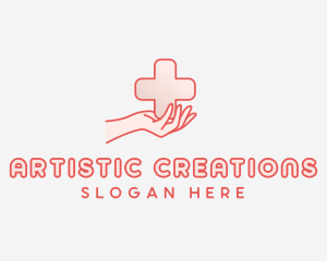 Medical Charity Cross logo design