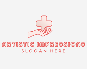 Medical Charity Cross logo design