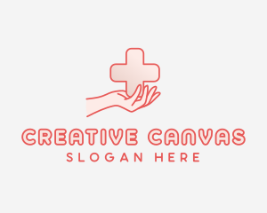 Medical Charity Cross logo design