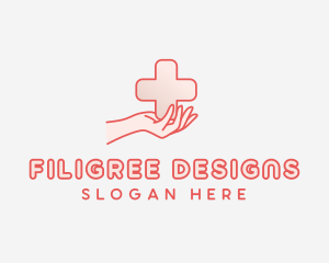 Medical Charity Cross logo design