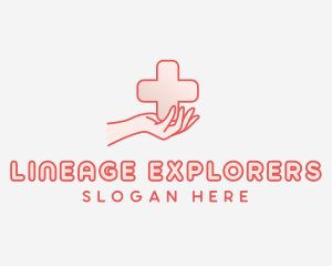 Medical Charity Cross logo design