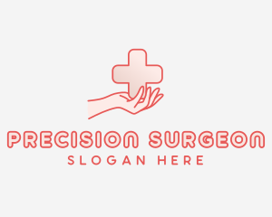 Medical Charity Cross logo design