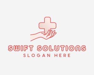 Medical Charity Cross logo design