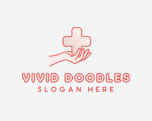 Medical Charity Cross logo design