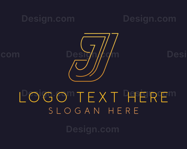 Elegant Minimalist Letter J Logo