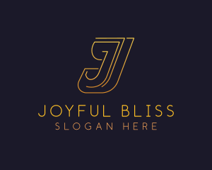 Elegant Minimalist Letter J logo design