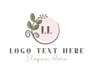 Elegant Wreath Leaf  logo