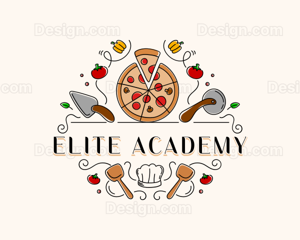 Pizzeria Food Restaurant Logo