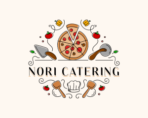 Pizzeria Food Restaurant  logo design