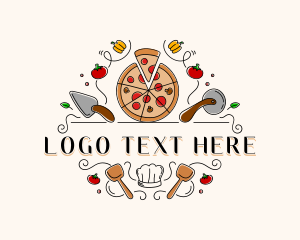 Food - Pizzeria Food Restaurant logo design