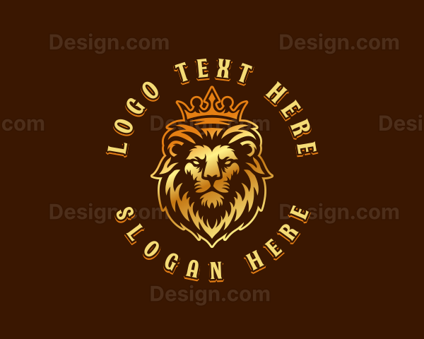 Lion King Crown Logo