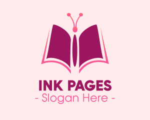 Butterfly Book Pages logo