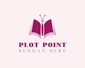 Butterfly Book Pages logo
