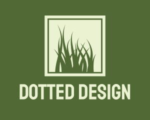 Garden Yard Lawn Grass logo design