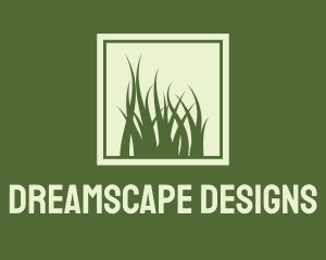 Garden Yard Lawn Grass logo design