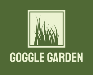 Garden Yard Lawn Grass logo design