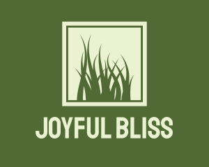 Garden Yard Lawn Grass logo design