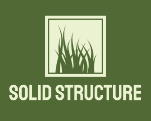 Garden Yard Lawn Grass logo design