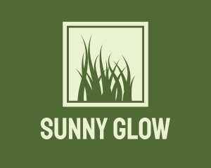 Garden Yard Lawn Grass logo design