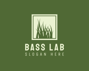 Garden Yard Lawn Grass logo design