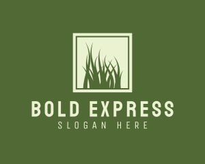 Garden Yard Lawn Grass logo design