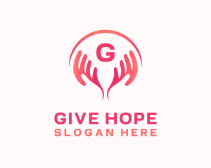 Charity Hand Startup logo design