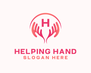 Charity Hand Startup logo design