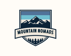 Alpine Mountain Trekking logo design