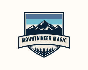 Alpine Mountain Trekking logo design