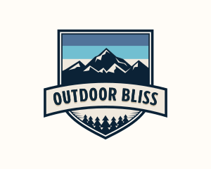 Alpine Mountain Trekking logo design