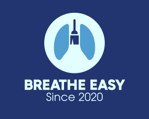 Blue Respiratory Cleaning Mop logo