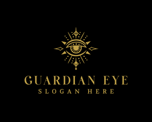 Hypnotic Mystical Eye logo design