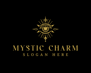 Hypnotic Mystical Eye logo design