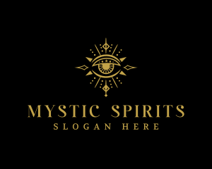 Hypnotic Mystical Eye logo design