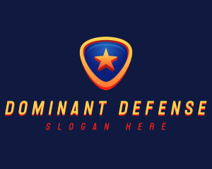 Star Shield Defense logo design